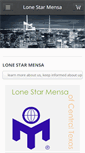 Mobile Screenshot of lonestarmensa.org